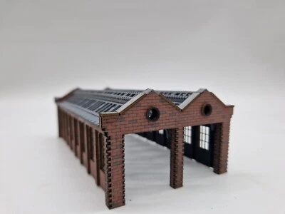 Modelux N GAUGE 'Derby' 2 lane engine shed kit - Image 1 of 4