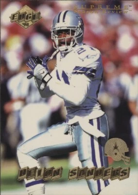 1998 Collector's Edge Supreme Season Review #44 Deion Sanders - Dallas Cowboys - Image 1 of 2