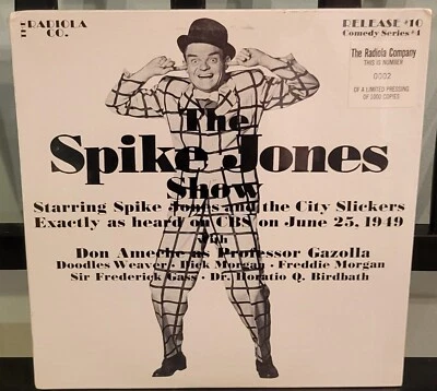 The Spike Jones Show Record Sealed Rare Vinyl 1972 Vic & Sade Radiola Comedy - Image 1 of 2
