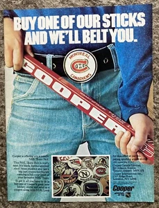 Vintage Copper Hockey Montreal Canadiens Ad Canada Advertising 10.5”x 8” - Bild 1 von 1