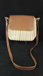 FOSSIL HOBO BAG WOVEN LEATHER 1954, #75082 AP MULTICOLORED - Picture 1 of 11