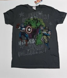 Mad Engine MARVEL 2009 Captain American Wolverine Mens T-Shirt Size Lg - Picture 1 of 3