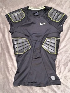 Nike Herren Pro Combat Hyperstrong 4-Pad Fußball Sport Shirt Gr. Medium Schwarz M - Bild 1 von 5
