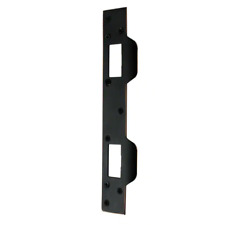 Door Latch Strike Plate For Wood Or Metal Home Residential Security Aged Bronze