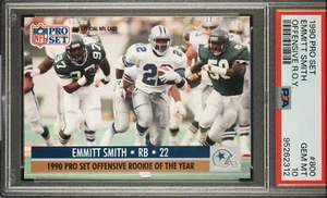 1990 Pro Set - Emmitt Smith — Off. ROOKIE of YR — 💎 MINT PSA 10 — NEW (Nov 24) - Picture 1 of 3