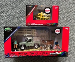 1/32 Britains Land Rover Vet Playset & Front Buckrake    *NEW* - Picture 1 of 3