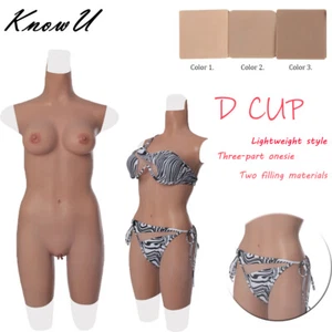 KnowU Silikon Ganzkörper Boobs dreiteiliger Overall D Cup Cosplay Frivolous - Bild 1 von 21