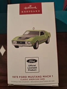 2023 Hallmark Keepsake Ornament 1973 Ford Mustang Mach 1 #33 Oldtimer Neu in OVP - Bild 1 von 1