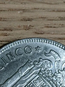 1949 (50) Spain 5 Pesetas AU - Picture 1 of 8