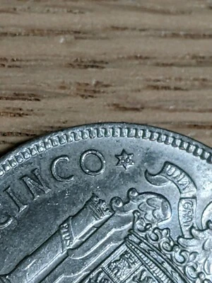 España 1949 (50) 5 Pesetas AU Foto 1 de 4