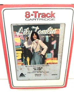LILY TOMLIN: On Stage 8 Track Tape w/ sleeve - Picture 1 of 3