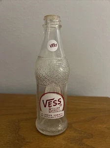Miniature Vess Glass Soda Bottles Billion Bubble Beverage 6” Tall - Picture 1 of 5