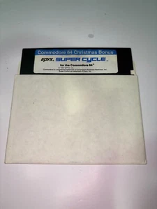 EPYX Super Cycle / Pitstop II (2) - Vintage 1987 - for Commodore 64 C64 Diskette - Picture 1 of 2