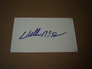 Willie McGee signed index card debut 1982 St Louis Cardinals early signature - Picture 1 of 1