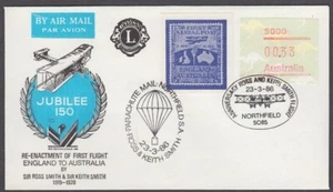 AUSTRALIA 1986 FIRST FLIGHT ENGLAND TO AUST JUBILEE COVER PARACHUTE (101/D0578) - Picture 1 of 1
