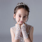 Girls Princess Gloves Girls Dress Glove Lace Diamond Photography Cost-wq W3