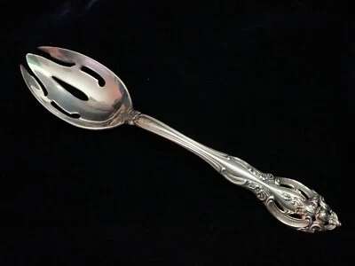 Cubiertos Gorham Sterling, La Scala, cuchara ranurada para servir, 8 3/4 pulgadas Foto 1 de 4