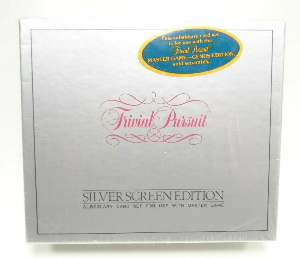 NIB Trivial Pursuit Silver Screen Edition Subsidiary Card Set Factory Sealed  - Image 1 of 4