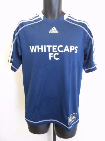 NEW MLS Vancouver Whitecaps Adult Mens Sizes S-M-L Adidas Climalite Jersey Cover