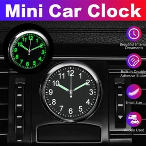 Auto Leuchtende Stick-On Digital Auto Uhr Armaturenbrett Luftauslass Halterung Zubehör- - Bild 1 von 15
