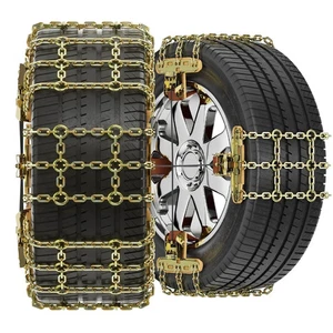 8 Packungen Schneeketten für Autos, rutschfeste Reifen Metallketten für Winter Notfall - Bild 1 von 6