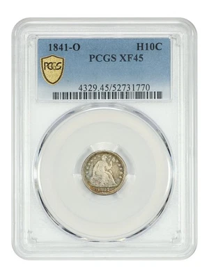 1841-O H10C PCGS XF45 - Liberty Seated Half Dime - Image 1 of 4