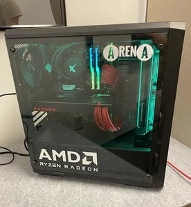 Gaming PC AMD Ryzen 7 2700X - Radeon RX Vega-64 16GB RAM 500GB SSD Windows 10 H - Photo 1/20