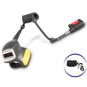 RS4000 1D CORDED RING SCANNER Symbol Motorola Zebra RS4000-HPCSWR Finger Scanner - Picture 1 of 5