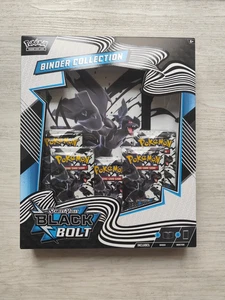 Pokemon TCG Black Bolt Binder Collection Box - Factory Sealed - Picture 1 of 2