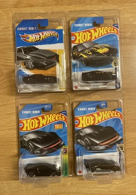 Hot Wheels Premiere KNIGHT RIDER K.I.T.T. Concept Variation Lot Of 4 - Image 1 of 4