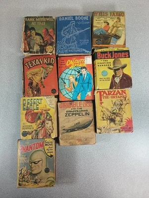 Vintage Whitman Little Big Book Lot (10) Tarzan/The Phantom & More! - Image 1 of 4