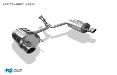 Escape deportivo dúplex de acero inoxidable Fox Lexus IS 250 XE2 115x85 mm enrollado cada uno - Imagen 1 de 4