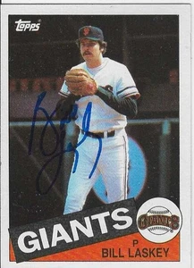 Bill Laskey San Francisco Giants Personally Autographed Card - Picture 1 of 1