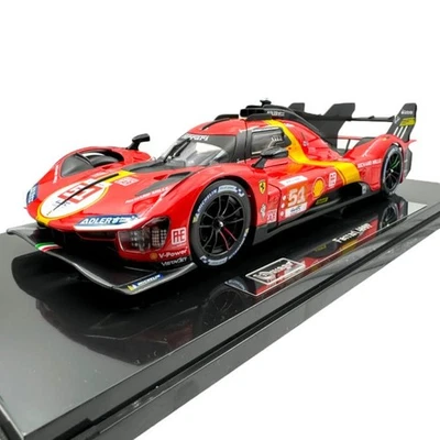 Modellino Auto Bburago 1/18 Ferrari 499P #51 Winner 24h Le Mans 2023 Pierguid... - Immagine 1 di 4