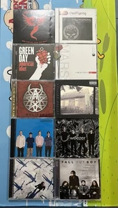 10 Album CD Lot The Offspring, Green Day, 30 Seconds To Mars Disturbed Weezer - Picture 1 of 1
