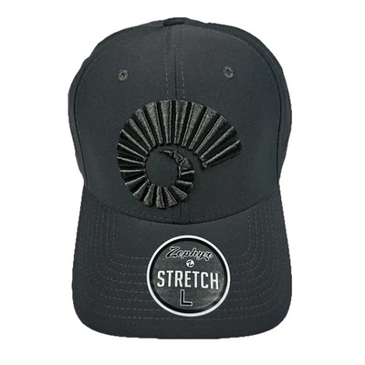 Colorado State Rams Zephyr Flex Stretch Fitted Hat Cap Large Gray On Gray New - Image 1 of 4
