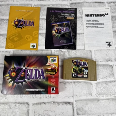 Legend of Zelda Majora's Mask N64 Collector’s Edition Complete CIB Exc/NM Cond - Image 1 of 4