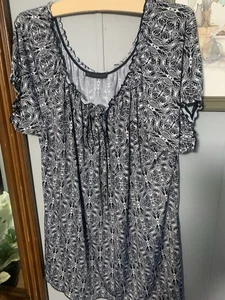 American City Blouse 3X arm To arm 26 Spandex - Picture 1 of 3