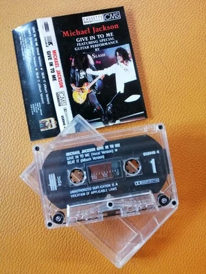 Michael Jackson [ Give In To Me Feat. Slash ] ORIGINAL CASSETTE THAILAND EDITION - Image 1 of 2