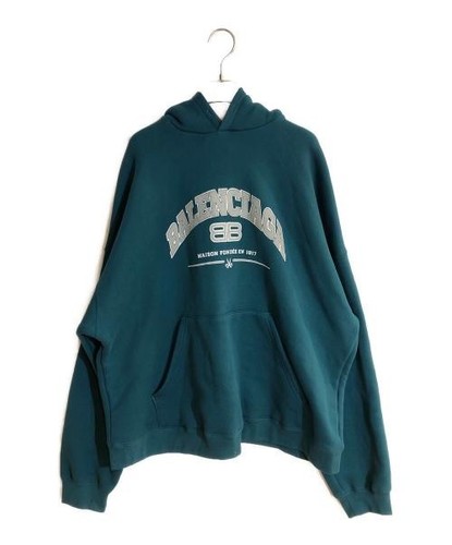 Felpa con cappuccio maglione L Balenciaga vestibilità ampia