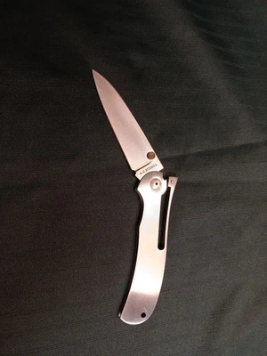 AG Russell Top Lock 4" closed Stainless One Hand Lock Blade Knife (H) - Image 1 of 4