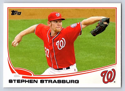 Topps Serie 2 2013 Base # 500 - Stephen Strasburg - Nacionales de Washington Foto 1 de 2