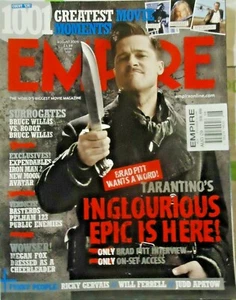 Revista EMPIRE 2009 August Inglourious Basterds sustitutos Judd ApatowRadcliffe - Imagen 1 de 2