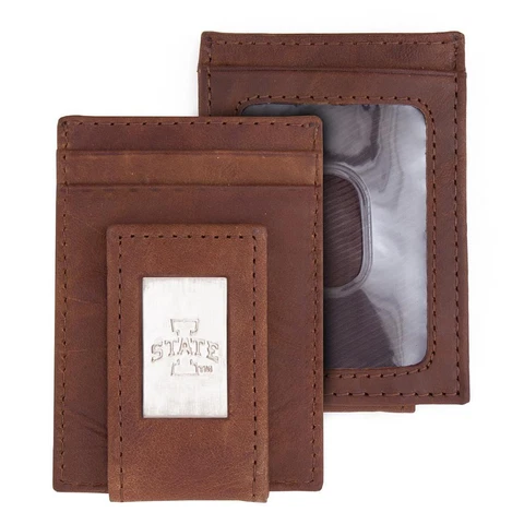 Iowa State Cyclones Wallet Front Pocket Leather Wallet Cover