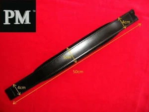 50 x 5 cm x 4 cm Akkordeon Bass-Handriemen,Leder-Velour accordion bass belts - Zdjęcie 1 z 4