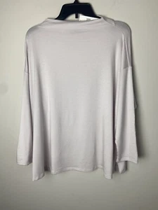 $158 Eileen Fisher Funnel Neck Box Top Ceramic Size XL - Picture 1 of 3