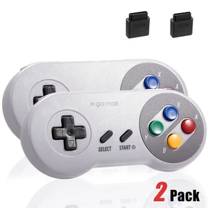 2.4G Wireless Gamepad for Super NES Nintendo Entertainment System SFC SNES - Picture 1 of 44