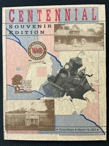 Centennial Souvenir Edition Burlington, NC March 14, 1993 - Picture 1 of 3