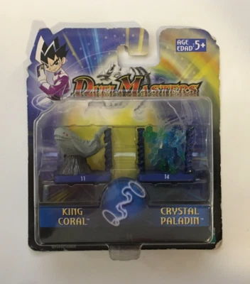 Minifigura Hasbro Duel Masters King Coral and Crystal Paladin 2003 paquete de 2 - nueva Foto 1 de 4