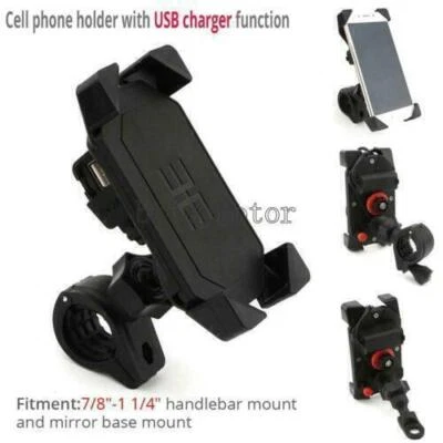 Cargador soporte teléfono moto para Yamaha Road Star XV1600 XV1700 Foto 1 de 4